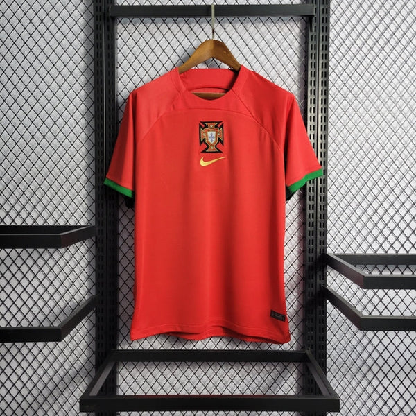 Camisa Seleção Portugal Home 22/23 s/n° Torcedor Nike Masculina - Vermelha