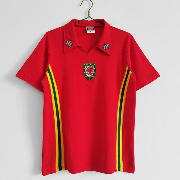 Camisa Retrô País de Gales 1976∕79 Home
