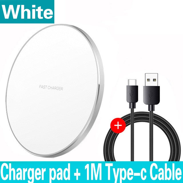 "Almofada de carregamento sem fio rápido de 100W para iPhone 15, 14, 13, 12, 11 Pro."